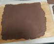 Desert prajitura cu foi de cacao si biscuiti-16
