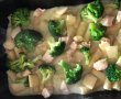 Gratin de broccoli cu paste si piept de pui-9
