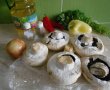 Ciuperci umplute cu legume, la cuptor-1