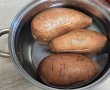 Friptura de curcan servita cu piure de cartof dulce-3