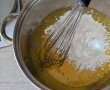 Desert prajitura in straturi, cu crema de zmeura si vanilie-20