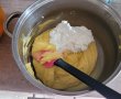 Desert prajitura in straturi, cu crema de zmeura si vanilie-24