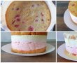 Desert tort cu visine, capsuni, zmeura si ciocolata alba-4