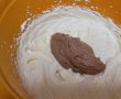 Desert tort cu crema de ciocolata, capsuni si fructe-8