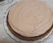 Desert tort cu crema de ciocolata, capsuni si fructe-14