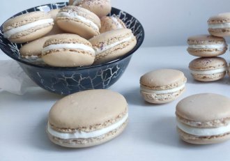 Desert macarons cu vanilie