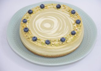 Desert matcha cheesecake