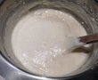 Desert prajitura cu pere si budinca de vanilie-5