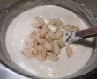 Desert prajitura cu pere si budinca de vanilie-6