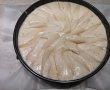 Desert prajitura cu pere si budinca de vanilie-9