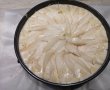 Desert prajitura cu pere si budinca de vanilie-10