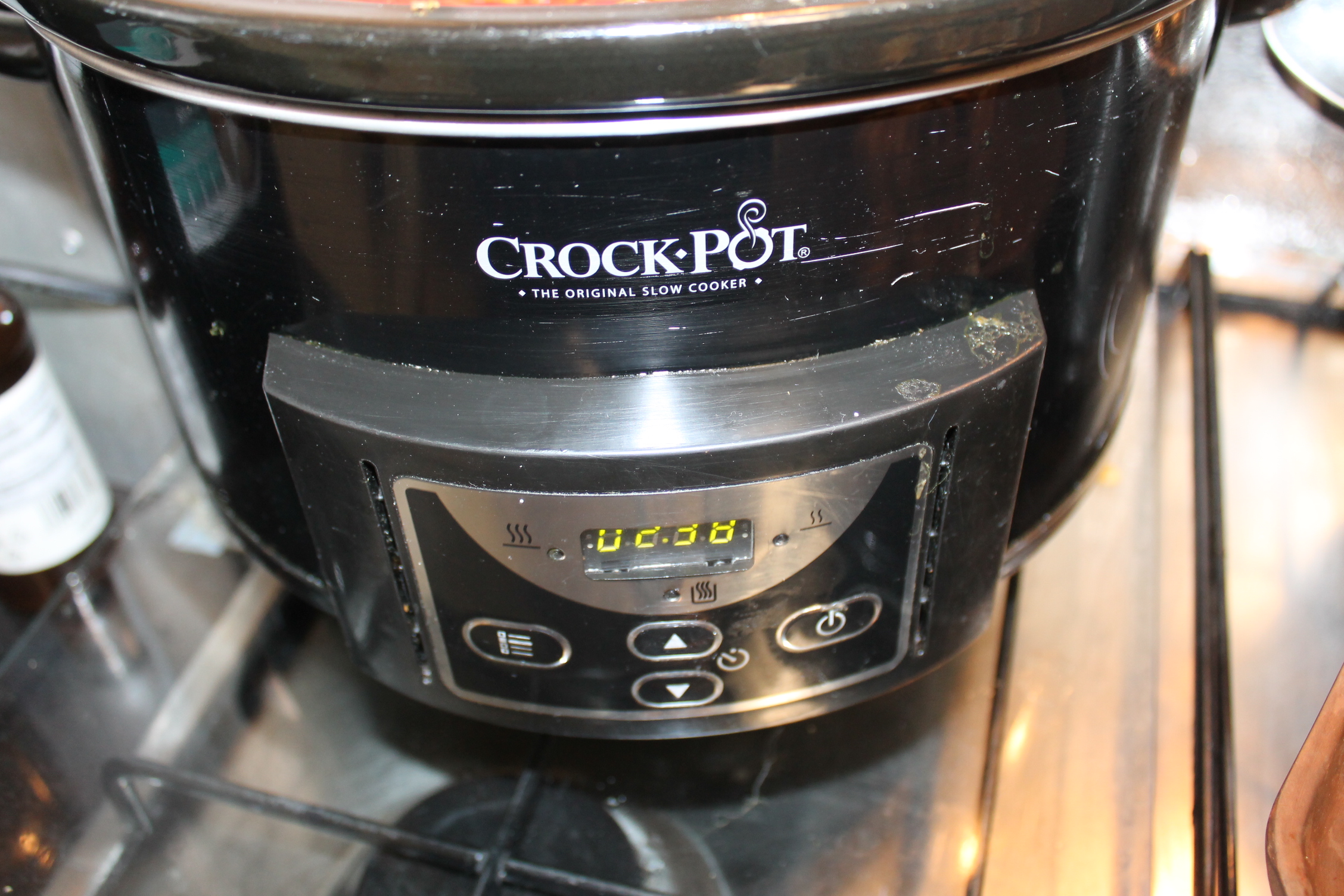 Tocanita din carne de curcan, pui si porc, la slow cooker Crock Pot