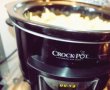 Fasole lata cu porc si sos de mustar la slow cooker Crock Pot-4