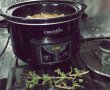 Fasole lata cu porc si sos de mustar la slow cooker Crock Pot-9