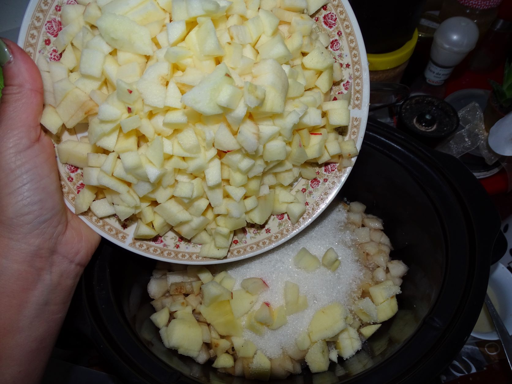 Gem de mere si pere la slow cooker Crock Pot