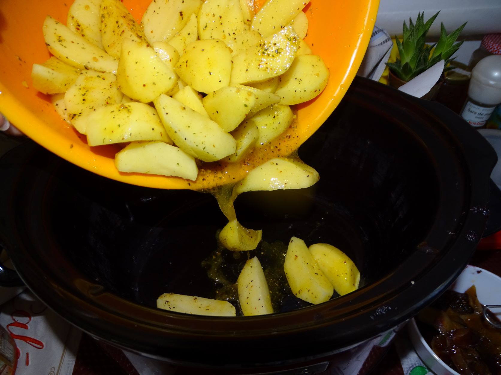 Carnati impletiti gatiti la slow cooker Crock Pot