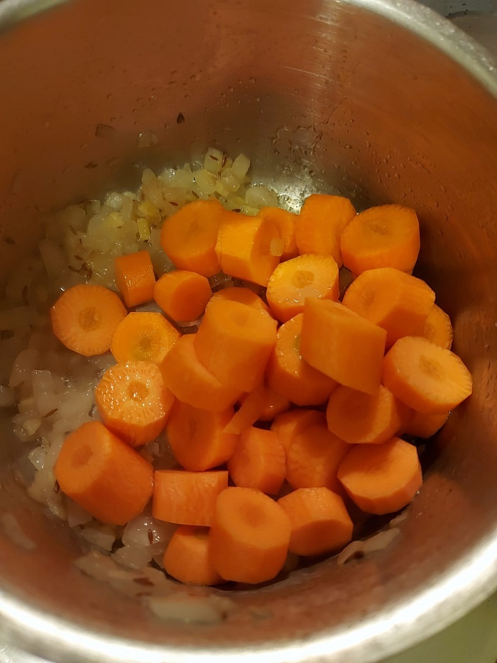 Supa crema de morcovi cu ghimbir