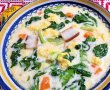 Supa de salata verde creata, cu galuscute si iaurt-12