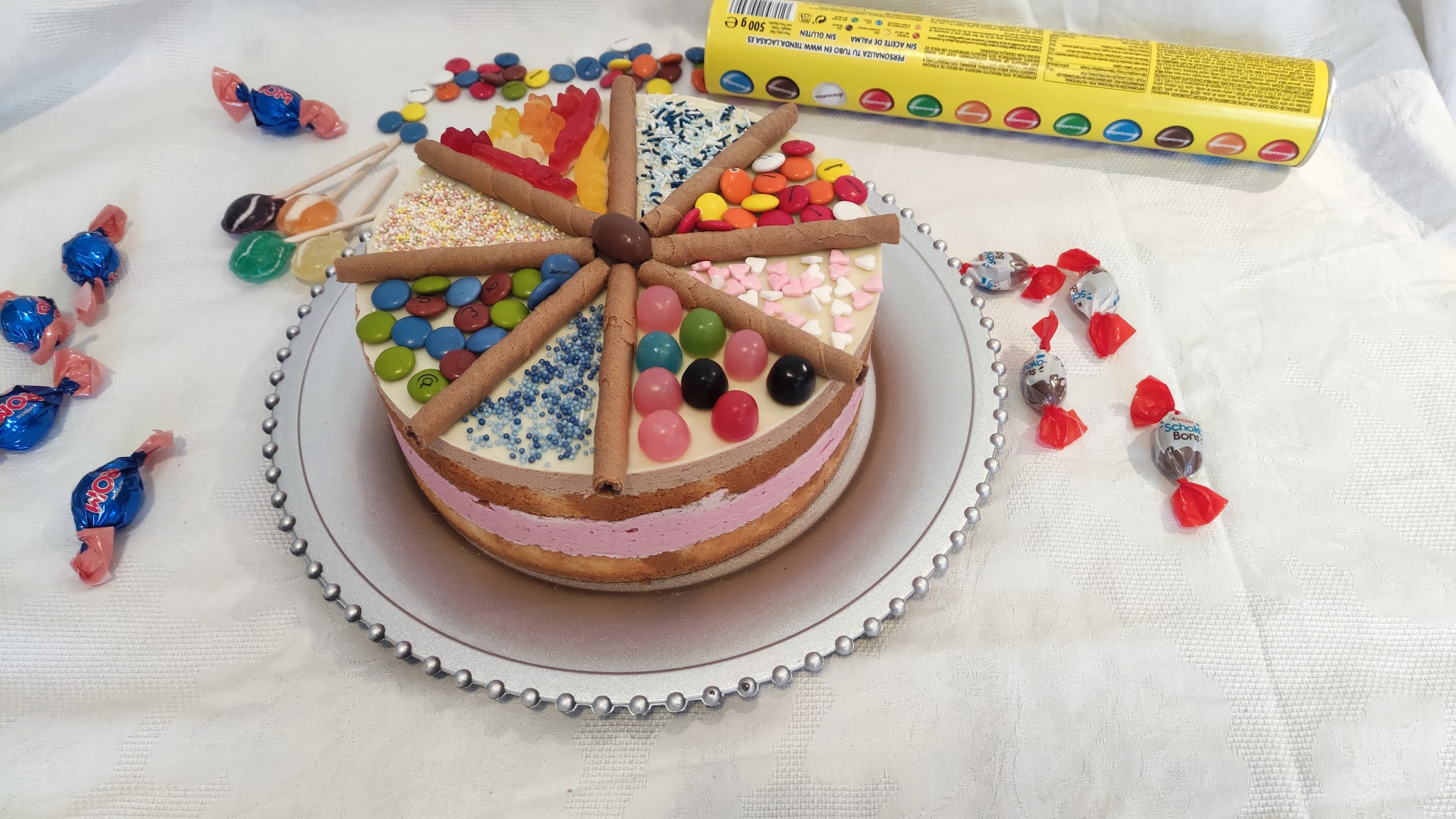 Desert tort cu fructe de padure si ciocolata (bucuria copiilor)