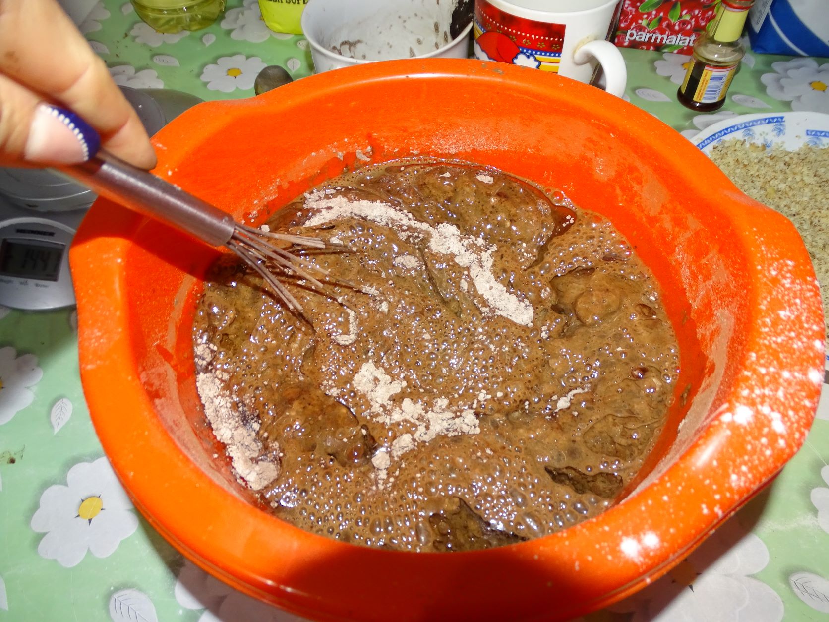 Desert negresa cu cafea si gem de smochine la Multicooker Crock Pot