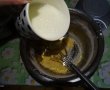 Desert melci cu crema de vanilie si stafide-4