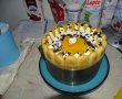 Desert tort cu iaurt, mascarpone si piersici-11