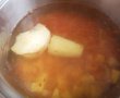 Ciorba de cartofi cu chefir si carnati afumati-2