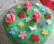Desert tort Pajistea cu flori - 5 ani de bucataras-0