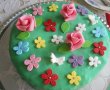 Desert tort Pajistea cu flori - 5 ani de bucataras-8