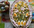 Salata de cartofi, cu oua, ceapa verde si ridichi rosii-8
