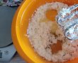 Desert prajitura turnata, cu branza si cirese-4