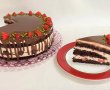 Desert tort cu capsuni si ciocolata-21