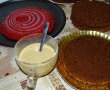 Reteta de tort cu crema de unt cu ciocolata si jeleu de coacaze rosii-29