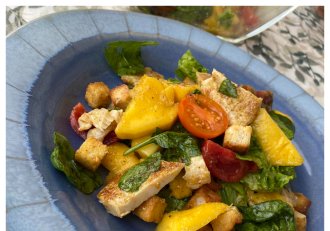 Reteta de salata de pui cu mango