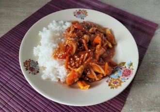 Reteta de piept de pui cu legume chinezesti