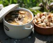 Supa delicioasa de ciuperci brune cu branzeturi-12