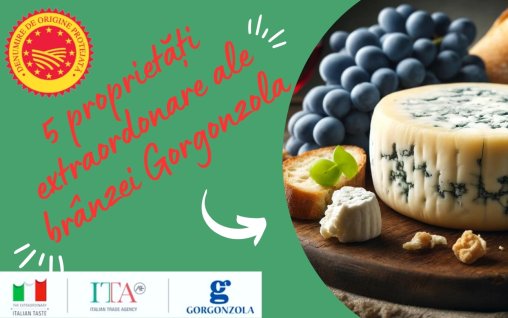 5 proprietăți extraordinare ale brânzei gorgonzola. Este cea mai ușor digerabilă brânză!