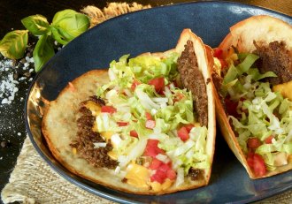 Tacos cheeseburger - Un preparat fusion gustos