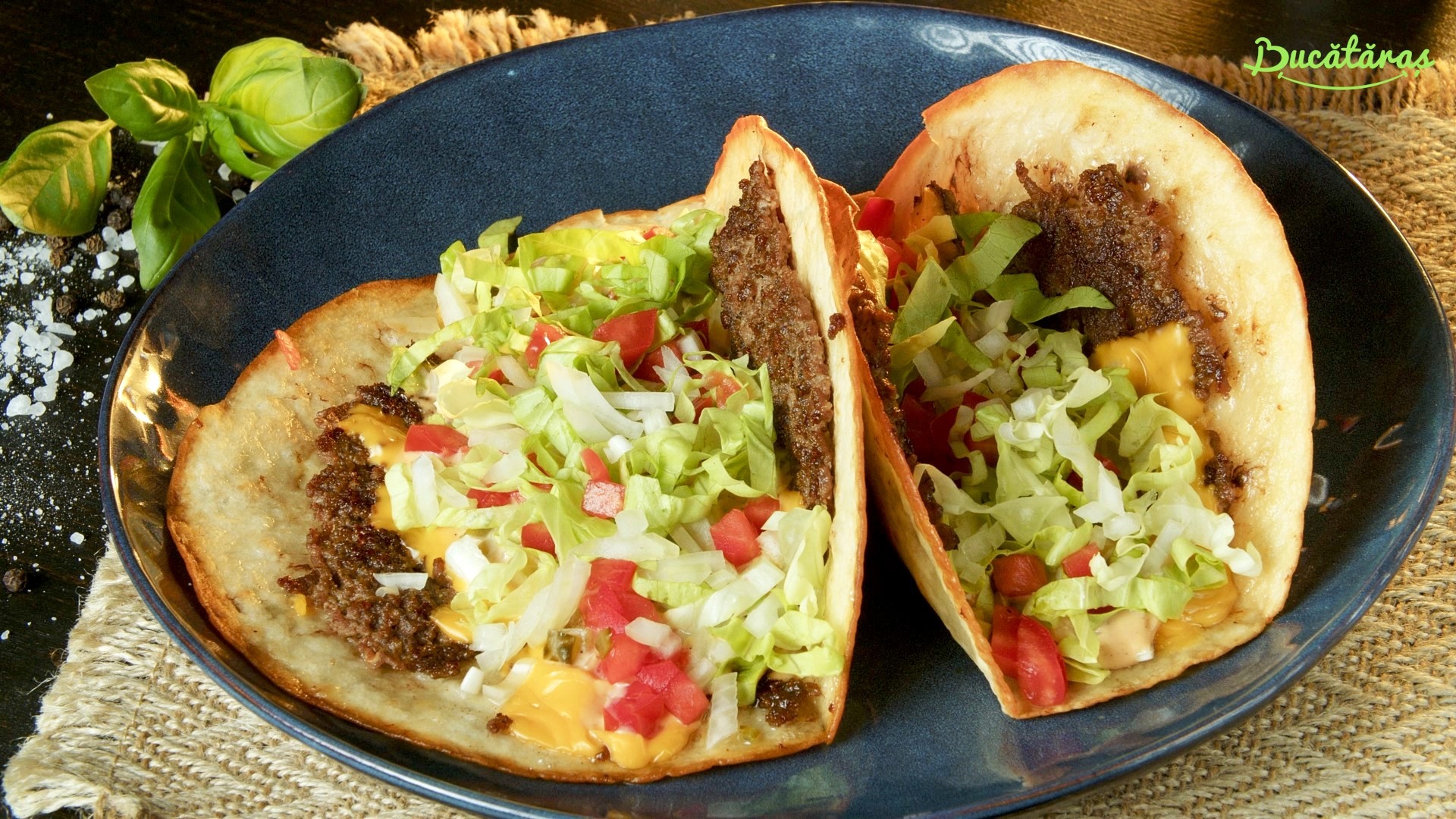 Tacos cheeseburger - Un preparat fusion gustos
