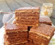 Prajitura cu foi de napolitane si crema de biscuiti - Gustoasa si spornica-0