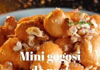 Mini gogoși de post - Cea mai rapidă și ușoară rețetă