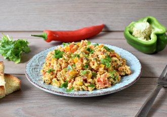 Menemen - Omleta turceasca plina de savoare