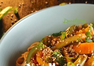 Noodles cu legume - Rețeta gustoasă de post