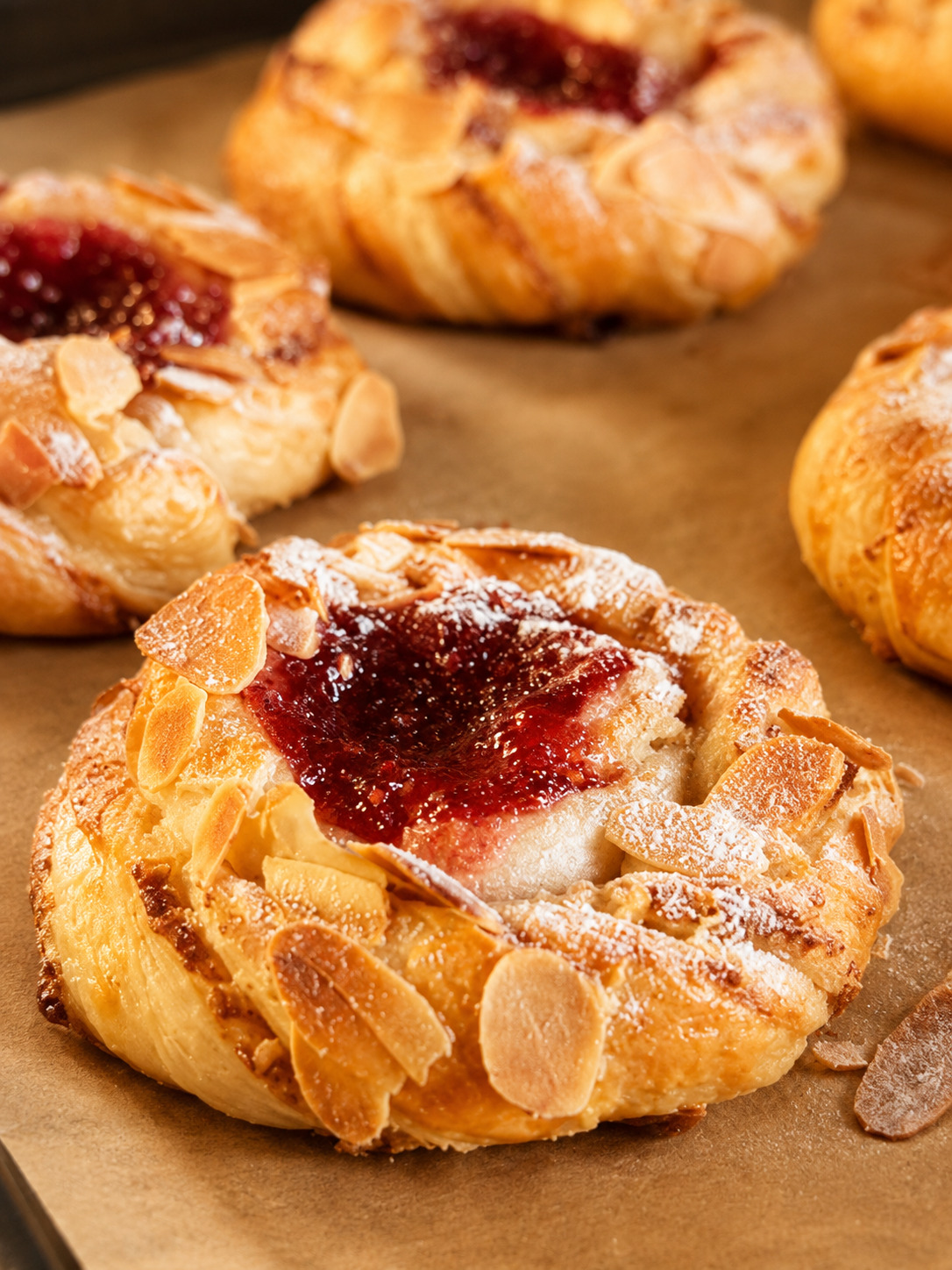 Melcișori cu nucă și gem - Desertul rapid și delicios