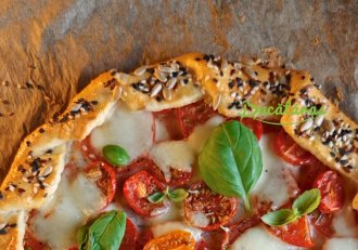 Tartă Caprese - Simplă, rapidă și gustoasă