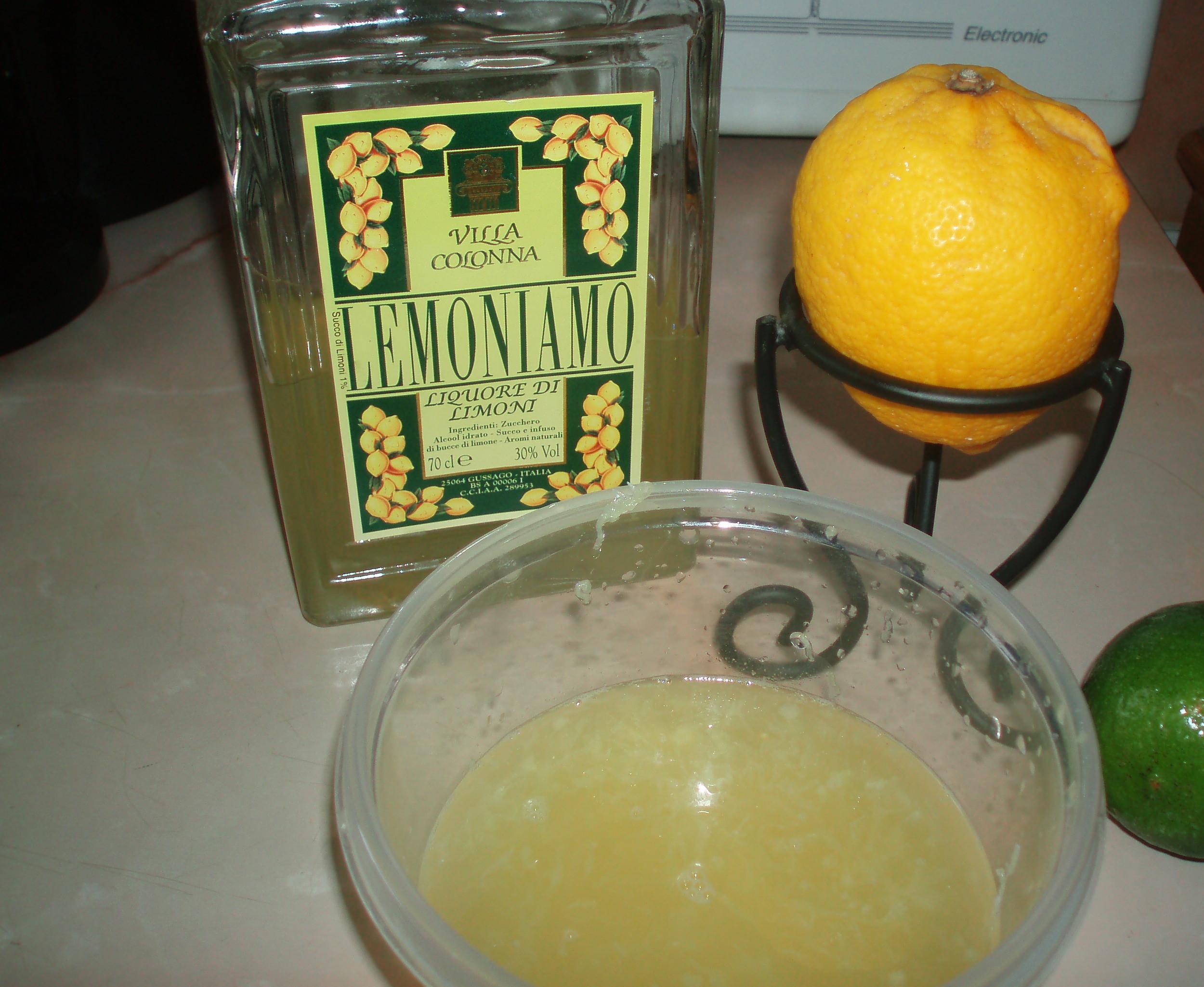 Lemon-lime sorbet
