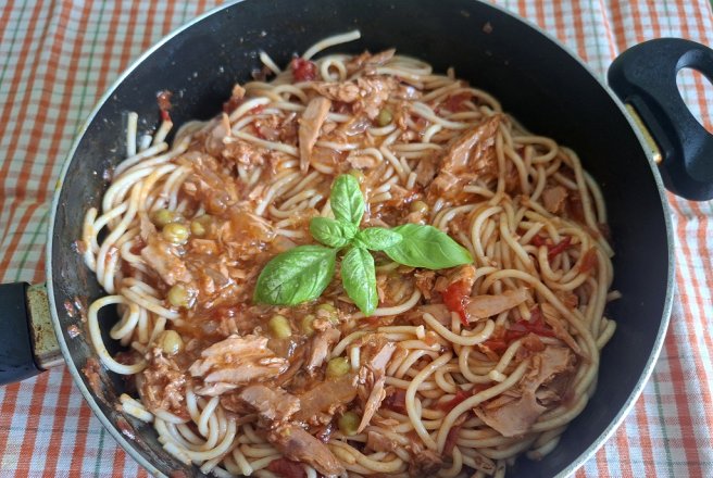 Spaghete cu ton - Reteta simpla si gustoasa