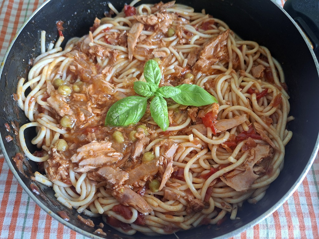 Spaghete cu ton - Reteta simpla si gustoasa