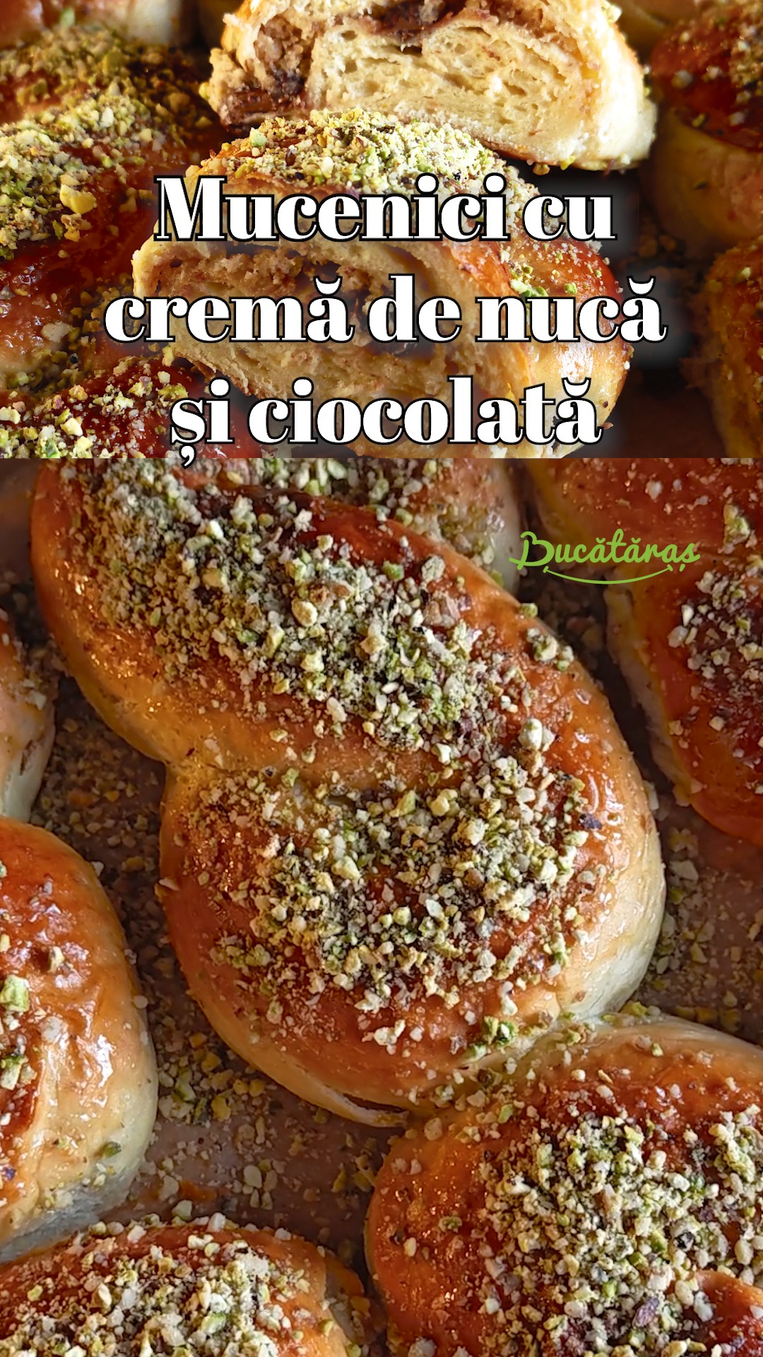 Mucenici moldovenești cu cremă de nucă și ciocolată – super pufoși și delicioși