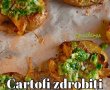 Cartofi zdrobiți, cu mujdei de usturoi verde - Rețeta simplă și savuroasă-4